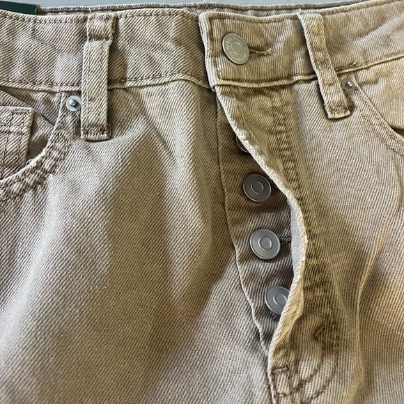Wild Fable High Rise Straight Distressed Jeans Womens 6 Light Brown NWT - Picture 11 of 13